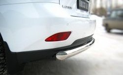 15 999 р. Защита заднего бампера (Ø76 мм, нержавейка) SLITKOFF  Lexus RX270  AL10 - RX450H  AL10  с доставкой в г. Кемерово. Увеличить фотографию 2