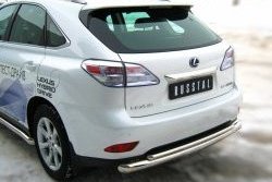 16 999 р. Защита заднего бампера (Ø76 и 42 мм, нержавейка) SLITKOFF  Lexus RX270  AL10 - RX450H  AL10  с доставкой в г. Кемерово. Увеличить фотографию 3