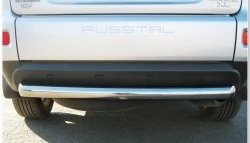 Защита заднего бампера (Ø76 мм, нержавейка) SLITKOFF Mitsubishi Outlander  XL (2010-2013) (CW)  рестайлинг