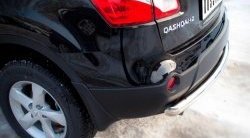 15 249 р. Защита заднего бампера (Ø63 мм, нержавейка) SLITKOFF Nissan Qashqai +2 1 J10 дорестайлинг (2008-2010)  с доставкой в г. Кемерово. Увеличить фотографию 2