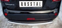 14 499 р. Защита заднего бампера (Ø76 мм, нержавейка) SLITKOFF  Nissan Qashqai +2  1 (2008-2010) J10 дорестайлинг  с доставкой в г. Кемерово. Увеличить фотографию 2