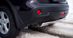 11 599 р. Защита заднего бампера (Ø75х42 мм, нержавейка) Russtal Nissan Qashqai 1 J10 рестайлинг (2010-2013)  с доставкой в г. Кемерово. Увеличить фотографию 3