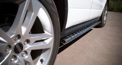 16 649 р. Защита порогов Russtal из овальной трубы с проступью (Dynamic) Land Rover Range Rover Evoque 1 L538 дорестайлинг 5 дв. (2011-2015)  с доставкой в г. Кемерово. Увеличить фотографию 3