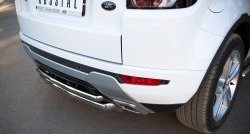 17 999 р. Защита заднего бампера (к-я DYNAMIC, Ø63 и 42 мм, нержавейка) SLITKOFF  Land Rover Range Rover Evoque  1 L538 (2011-2015) дорестайлинг 3 дв., дорестайлинг 5 дв.  с доставкой в г. Кемерово. Увеличить фотографию 3