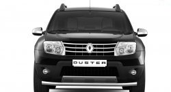 9 799 р. Одинарная защита переднего бампера Petroil Tuning диаметром 63 мм  Renault Duster  HS (2010-2015) дорестайлинг  с доставкой в г. Кемерово. Увеличить фотографию 2