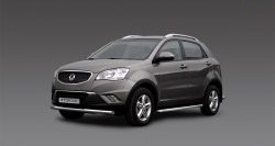 Широкая защита порогов Petroil Tuning SSANGYONG Actyon (2010-2013) дорестайлинг