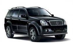 6 599 р. Одинарная защита переднего бампера Petroil Tuning диаметром 63 мм  SSANGYONG Rexton  Y250 (2006-2012)  с доставкой в г. Кемерово. Увеличить фотографию 2