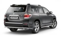 Защита заднего бампера Petroil Tuning 63 мм Toyota Highlander  XU40 (2007-2010) дорестайлинг