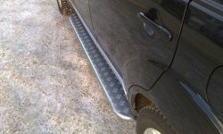 Широкая защита порогов SLITKOFF Toyota RAV4  XA30 (2010-2013) 5 дв. удлиненный 2-ой рестайлинг