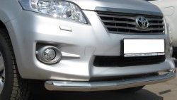 10 349 р. Одинарная защита переднего бампера Russtal 63 мм Toyota RAV4 XA30 5 дв. 2-ой рестайлинг (2010-2013)  с доставкой в г. Кемерово. Увеличить фотографию 2