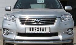 10 349 р. Одинарная защита переднего бампера Russtal 63 мм Toyota RAV4 XA30 5 дв. 2-ой рестайлинг (2010-2013)  с доставкой в г. Кемерово. Увеличить фотографию 4