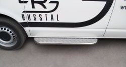 29 599 р. Широкая защита порогов SLITKOFF  Volkswagen Transporter  T5 (2003-2009) дорестайлинг  с доставкой в г. Кемерово. Увеличить фотографию 2