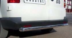 15 799 р. Защита заднего бампера (Ø63 мм, нержавейка) SLITKOFF Volkswagen Transporter T5 дорестайлинг (2003-2009)  с доставкой в г. Кемерово. Увеличить фотографию 2