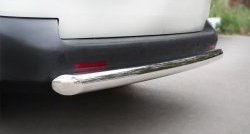 16 599 р. Защита заднего бампера (Ø76 мм, нержавейка) SLITKOFF  Volkswagen Transporter  T5 (2003-2009) дорестайлинг  с доставкой в г. Кемерово. Увеличить фотографию 3