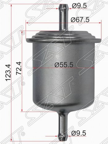 Топливный фильтр SAT Nissan 100NX - Sunny  N14
