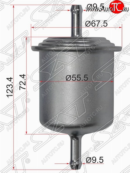 229 р. Топливный фильтр SAT  Nissan 100NX - Sunny  N14  с доставкой в г. Кемерово