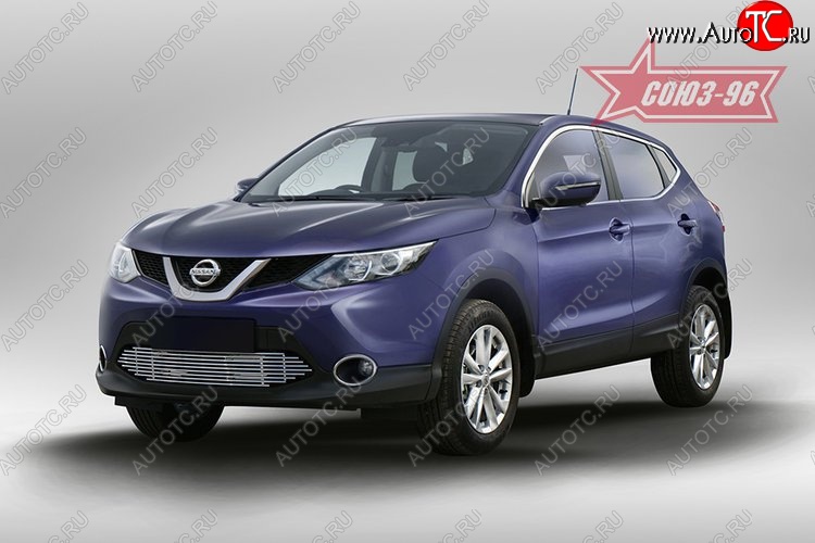 5 624 р. Декоративный элемент воздухозаборника Souz-96 (d10) Nissan Qashqai 2 J11 рестайлинг (2017-2022)  с доставкой в г. Кемерово