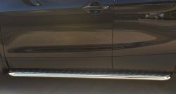 24 649 р. Широкая защита порогов SLITKOFF  Nissan Qashqai  2 (2013-2019) J11 дорестайлинг  с доставкой в г. Кемерово. Увеличить фотографию 2