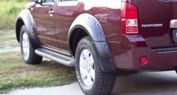 17 849 р. Расширители арок RA (комплект) Nissan Pathfinder R51 рестайлинг (2009-2014) (Поверхность глянец (под окраску), Неокрашенные)  с доставкой в г. Кемерово. Увеличить фотографию 5