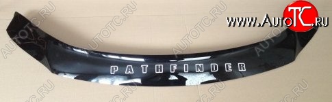 1 199 р. Дефлектор капота Russtal Nissan Pathfinder R51 рестайлинг (2009-2014)  с доставкой в г. Кемерово