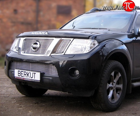 6 799 р. Декоративная вставка решетки радиатора Berkut Nissan Pathfinder R51 рестайлинг (2009-2014)  с доставкой в г. Кемерово