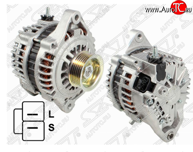 9 599 р. Генератор SAT (12V/80A)  Nissan AD  Y11 - Sunny  B15  с доставкой в г. Кемерово