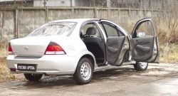 1 999 р. Накладки на порожки автомобиля RA Nissan Almera N16 седан дорестайлинг (2000-2003) (Комплект (4 шт.))  с доставкой в г. Кемерово. Увеличить фотографию 2
