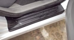 1 999 р. Накладки на порожки автомобиля RA Nissan Almera N16 седан дорестайлинг (2000-2003) (Комплект (4 шт.))  с доставкой в г. Кемерово. Увеличить фотографию 3