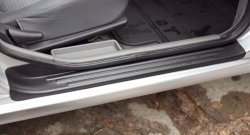 1 999 р. Накладки на порожки автомобиля RA Nissan Almera N16 седан дорестайлинг (2000-2003) (Комплект (4 шт.))  с доставкой в г. Кемерово. Увеличить фотографию 4