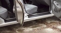 Накладки на порожки автомобиля RA Nissan Almera N16 седан дорестайлинг (2000-2003) (Комплект (4 шт.))