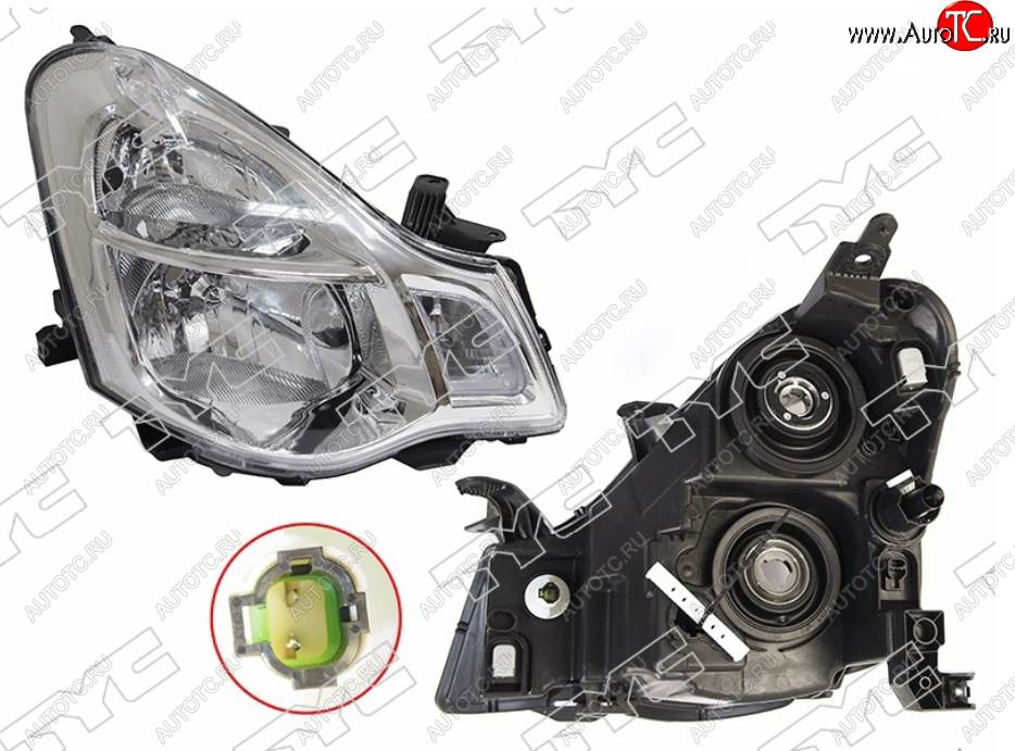 10 999 р. Правая фара (под электрокорректор) TYC  Nissan Almera  G15 (2012-2019) седан  с доставкой в г. Кемерово