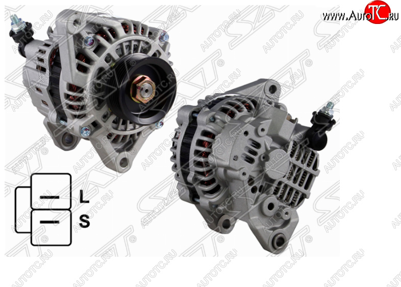 12 549 р. Генератор SAT (12V/80A) Nissan Primera 2 универсал P11 рестайлинг (1999-2003)  с доставкой в г. Кемерово
