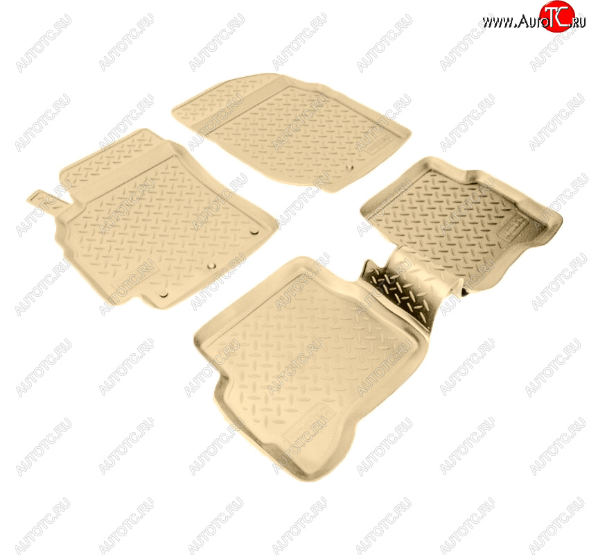 2 759 р. Коврики салона Norplast Unidec  Nissan Almera Classic  седан (2006-2013) B10 (Цвет: бежевый)  с доставкой в г. Кемерово
