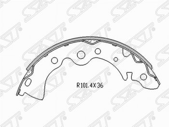 Колодки тормозные задние EURO SAT Nissan Almera Classic  седан (2006-2013) B10