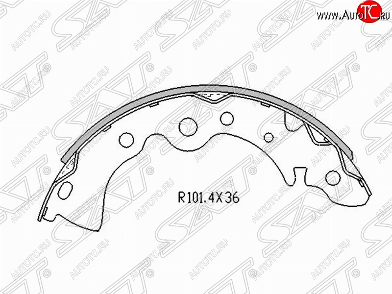 1 089 р. Колодки тормозные задние EURO SAT Nissan Almera Classic седан B10 (2006-2013)  с доставкой в г. Кемерово