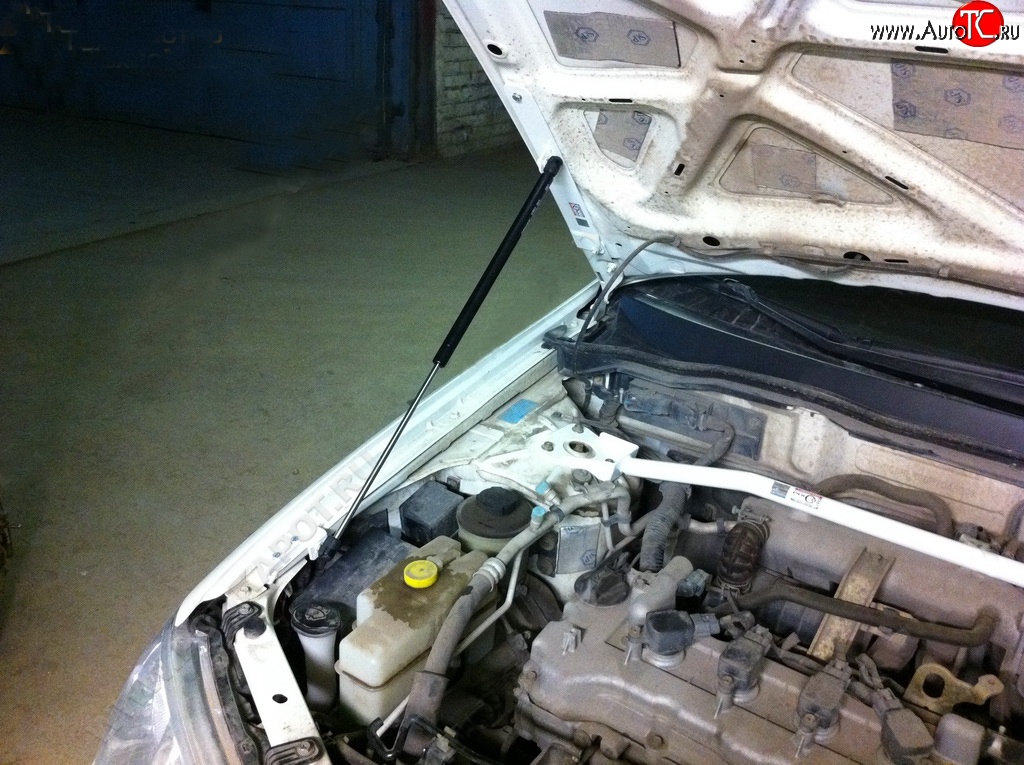 2 969 р. Упор капота Sport  Nissan Almera Classic  седан (2006-2013) B10  с доставкой в г. Кемерово