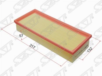 Фильтр воздушный двигателя SAT (317х132х57 mm) Nissan Altima  седан - Teana  2 J32