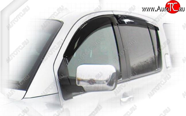 2 159 р. Дефлектора окон CA-Plastiс Nissan Armada TA60 дорестайлинг (2003-2007) (Classic полупрозрачный)  с доставкой в г. Кемерово