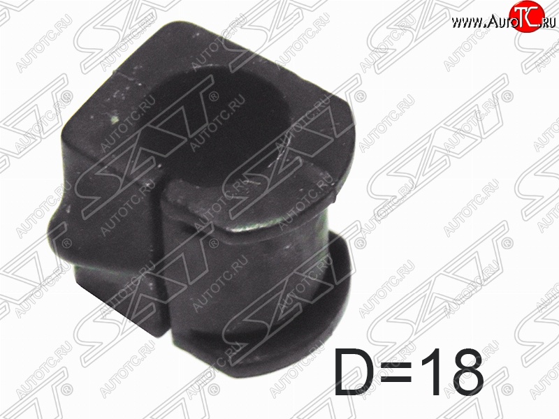 99 р. Резиновая втулка переднего стабилизатора (D=18) SAT Nissan Cefiro A32 (1994-1998)  с доставкой в г. Кемерово
