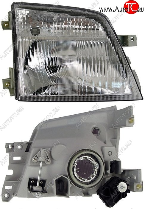 2 099 р. Правая фара SAT Nissan Caravan E25 E25 правый руль (2001-2012)  с доставкой в г. Кемерово