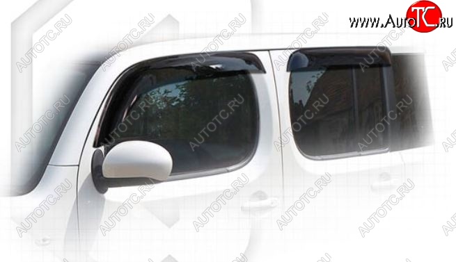 1 999 р. Дефлектора окон CA-Plastiс  Nissan Cube  3 (2008-2025) (Classic полупрозрачный)  с доставкой в г. Кемерово