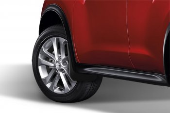 1 249 р. Брызговики Frosch (optimum, в пакете) Nissan Juke 1 YF15 дорестайлинг (2010-2014) (Передние)  с доставкой в г. Кемерово. Увеличить фотографию 2