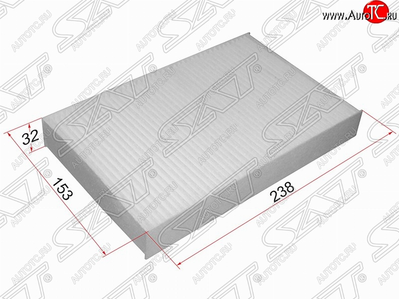 226 р. Фильтр салонный SAT (238х153х32 mm)  Nissan Juke  1 YF15 (2014-2020), Nissan Sentra  7 (2014-2017), Renault Fluence (2010-2016)  с доставкой в г. Кемерово