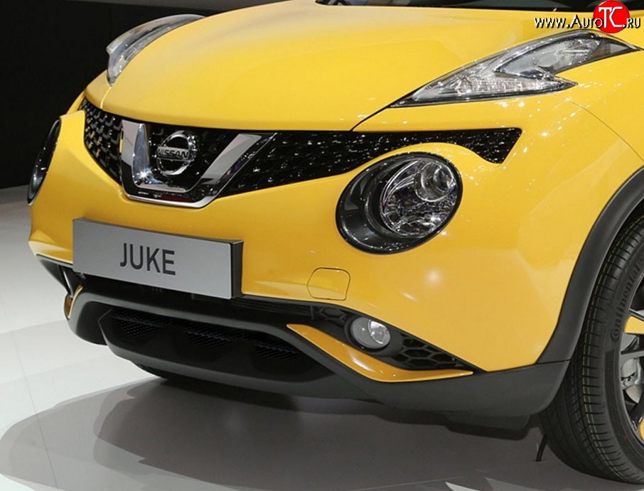 2 294 р. Сетка на бампер (рестайлинг) Novline Nissan Juke 1 YF15 дорестайлинг (2010-2014)  с доставкой в г. Кемерово