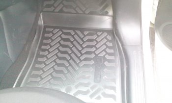 Коврики салона Aileron (3D с подпятником) Nissan Juke  1 YF15 (2010-2020) дорестайлинг, рестайлинг