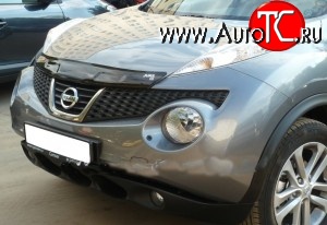 3 299 р. Дефлектор капота NovLine Nissan Juke 1 YF15 дорестайлинг (2010-2014)  с доставкой в г. Кемерово