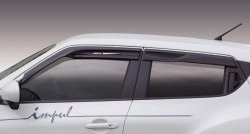 12 049 р. Комплект дефлекторов окон Impul Nissan Juke 1 YF15 дорестайлинг (2010-2014)  с доставкой в г. Кемерово. Увеличить фотографию 6