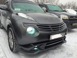 10 199 р. Решетка радиатора KENSTYLE Nissan Juke 1 YF15 дорестайлинг (2010-2014) (Неокрашенная)  с доставкой в г. Кемерово. Увеличить фотографию 2