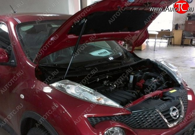 2 199 р. Газовый упор капота Berkut Nissan Juke 1 YF15 дорестайлинг (2010-2014)  с доставкой в г. Кемерово