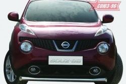 15 749 р. Защита переднего бампера одинарная Souz-96 (d76)  Nissan Juke  1 YF15 (2010-2014) дорестайлинг  с доставкой в г. Кемерово. Увеличить фотографию 2